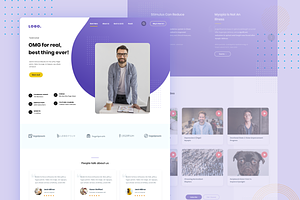 Figma Wireframe & Landing Page