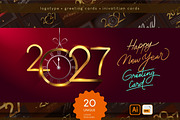 Happy New Year Logotype Bundle, an Object Graphic by OtpirusGraphic (Thumbnail 1 of 9)