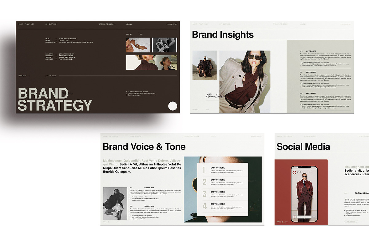 Brand Strategy Presentation Template preview 4