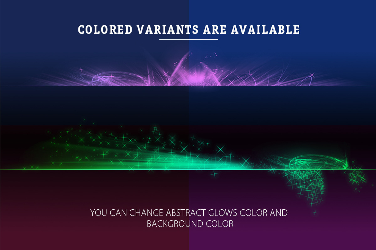 Abstract Glows [Dividers Generator], a Templates & Theme by CleanLines (Photo 4 of 4)