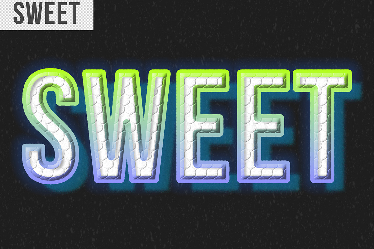 Creative Honeycomb Text Effect Style, a Layer Style Add-On by MightyDesign (Photo 3 of 6)