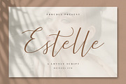 Estelle Lovely Script, a Script Font by Heinzel Std (Thumbnail 13 of 13)