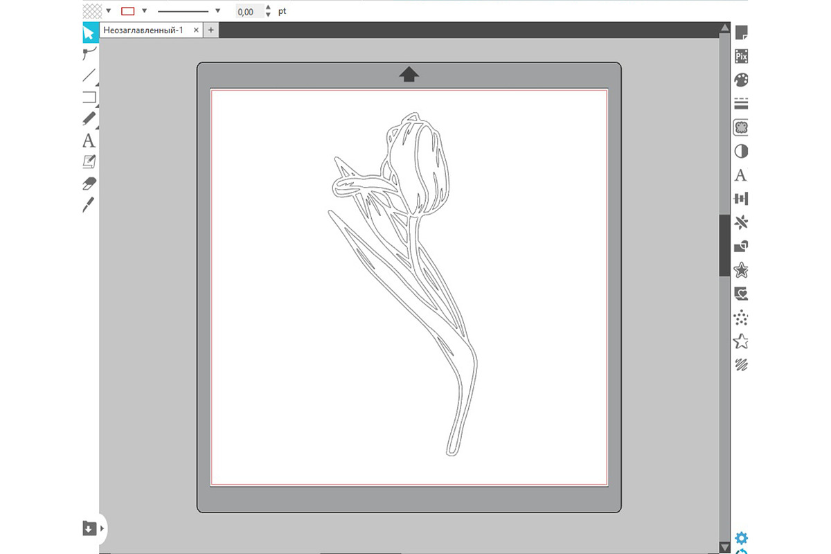 Tulip svg dxf png, flower clipart, an Object Illustration by Bila Vorona (Photo 2 of 5)