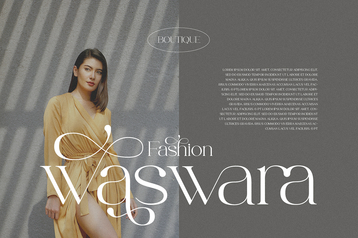 Jesslyn - Stylish Serif Font, a Serif Font by Aqeel_Art (Photo 2 of 10)