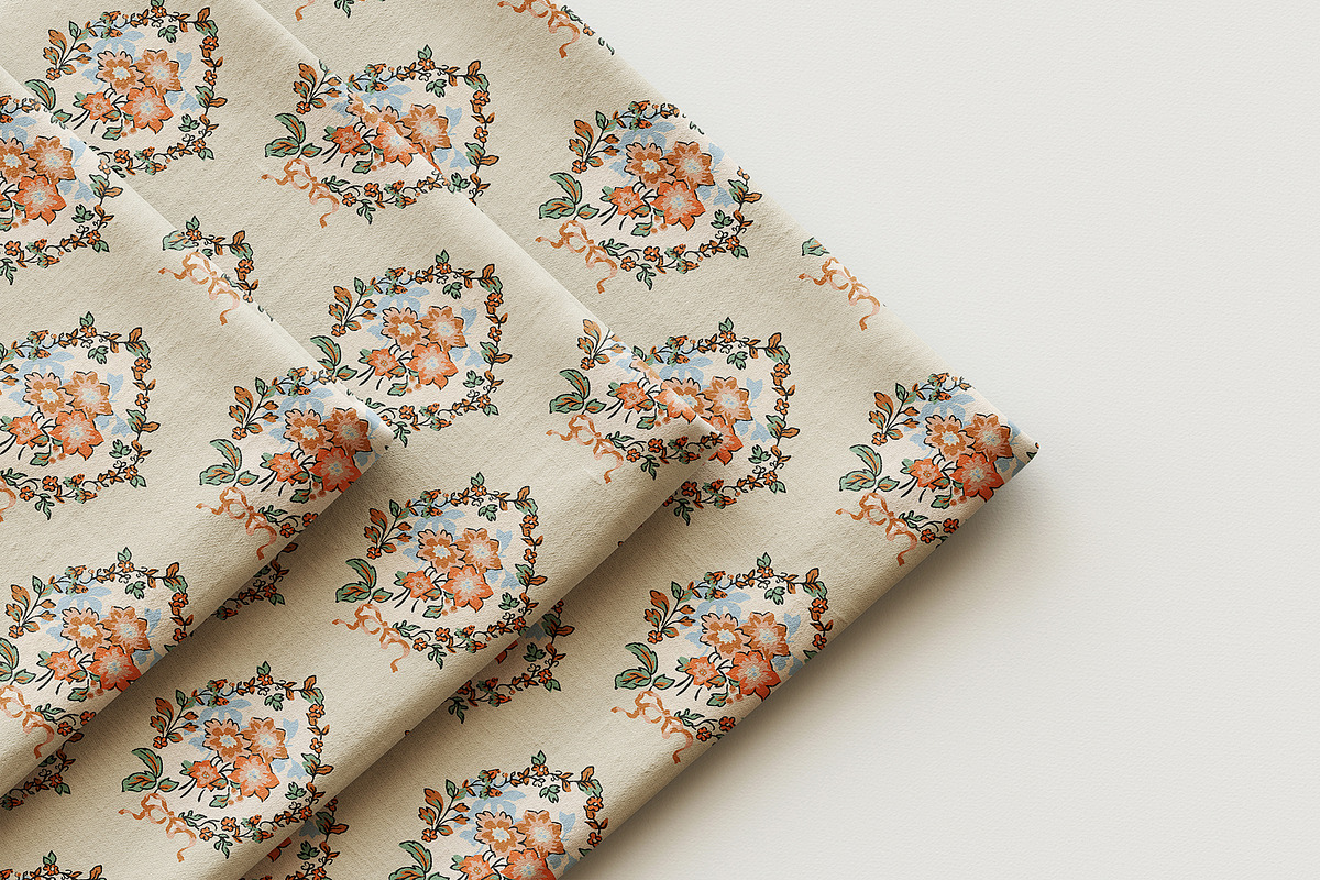 Floral Medallion Seamless Pattern, a Pattern Graphic by StudioGlouna (Photo 5 of 11)