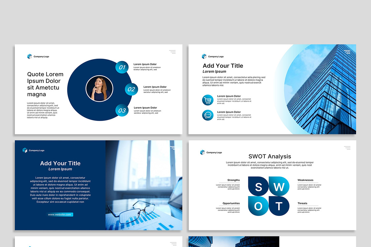 Modern Minimalist Business PowerPoin, a Presentation Template by SKY CREATION (Photo 5 of 6)
