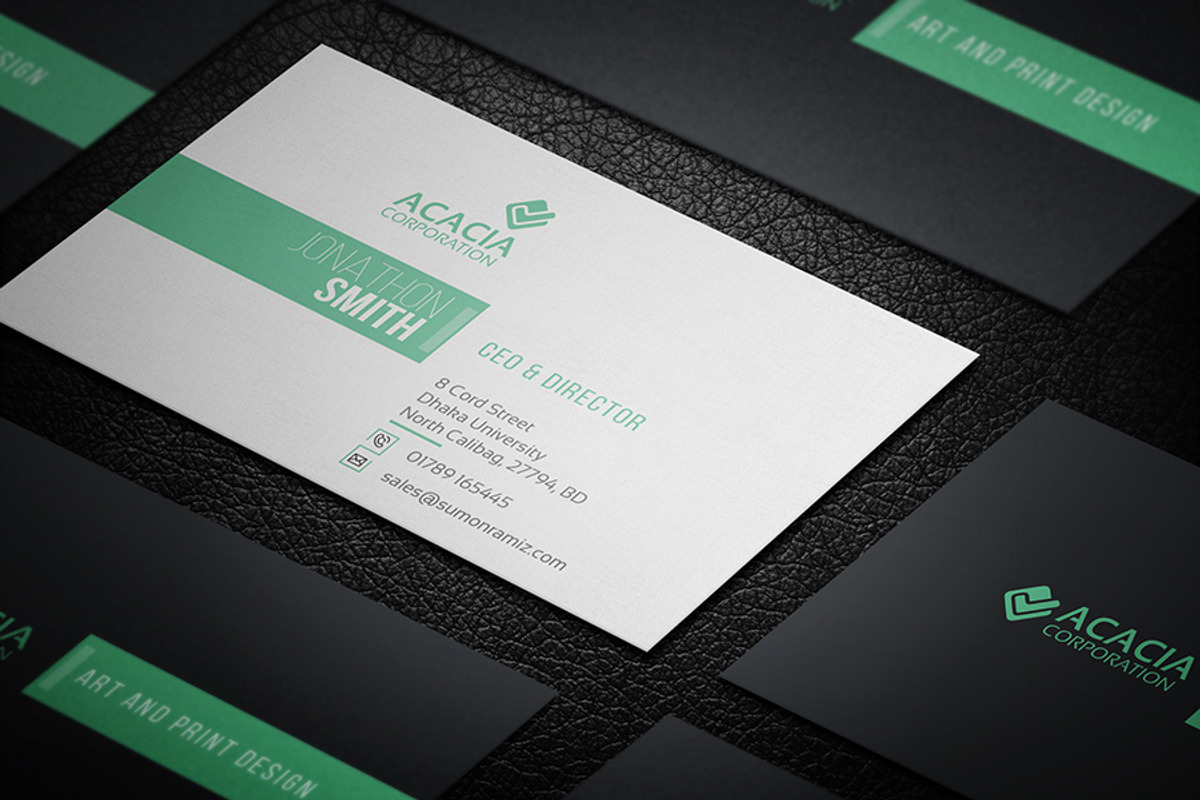 Elegant Business Card, a Business Card Template by DesignGhar (Photo 5 of 6)
