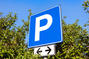 Parking sign, a Transportation Photo by KYNA STUDIO