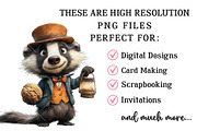 Christmas Animal Clipart, an Illustration by OK Design (Thumbnail 5 of 6)