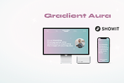 'Gradient Aura' Showit Web Template, a Landing Page Template by maddiedigitalco. (Thumbnail 2 of 5)