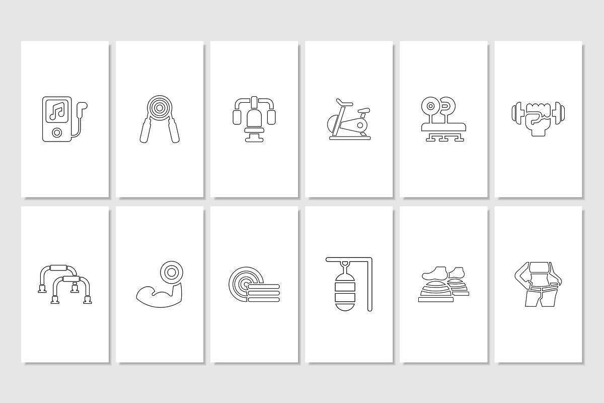 Fitness White Template, a Social Media Template by Kalubuak (Photo 9 of 10)