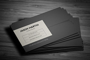 Minimal Corporate Business Card, a Business Card Template by bouncy (Thumbnail 2 of 4)