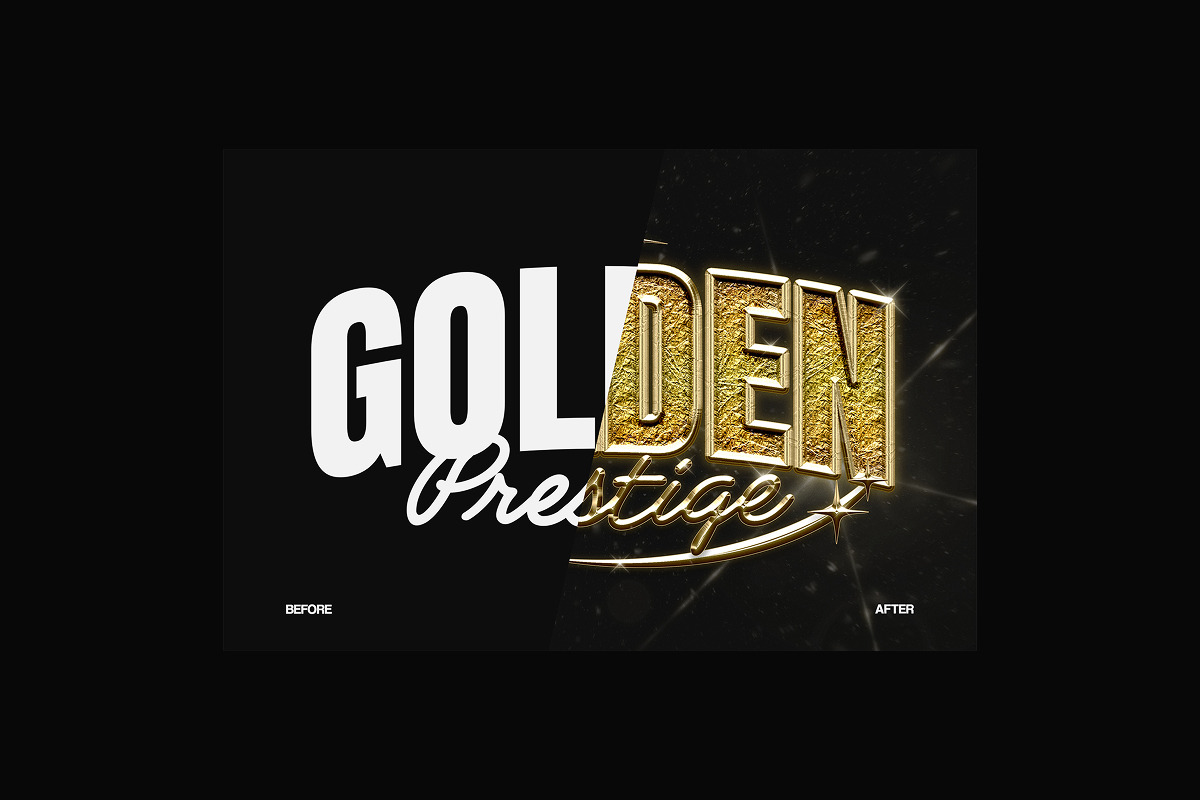 Luxury Gold Typography Text Effect, a Layer Style Add-On by Matsero (Photo 4 of 4)