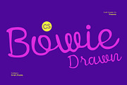 CS Bowie Drawn, a Script Font by Craft Supply Co. (Thumbnail 1 of 8)