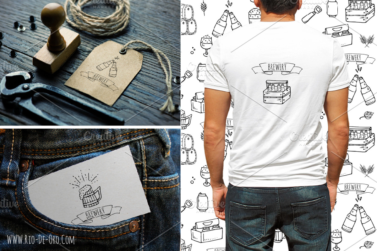 70 Brewery hand drawn elements!, an Outline Icon by Natasha-Pankina.com (Photo 4 of 5)