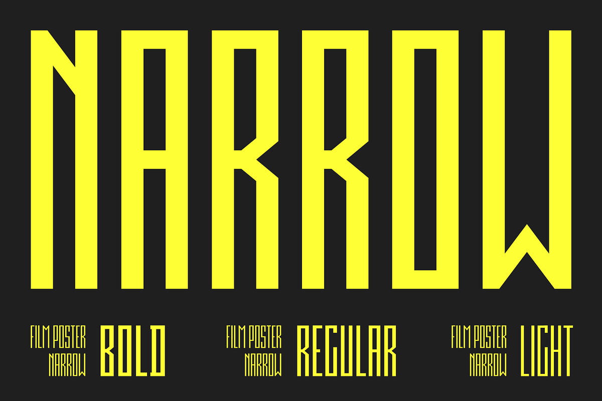 Film Poster Family | 9 Fonts preview 4