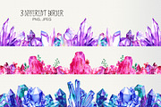 Watercolor Crystals Collection, an Illustration by Olga Alexeenko (Thumbnail 5 of 7)