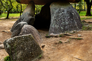 Prehistoric stone dolmen in a natura, an Architecture Photo by Perpis