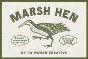 Marsh Hen Fonts, a Sans Serif Font by Fairwren Creative (Thumbnail 4 of 7)