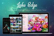 LAKE EDGE | Creative Portfolio Theme, a WordPress Template by Krystal Designs Co. (Thumbnail 1 of 7)