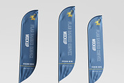 Flag Banner Convex Mock-Up, an Advertising Mockup by Pikachudesign (Thumbnail 3 of 5)