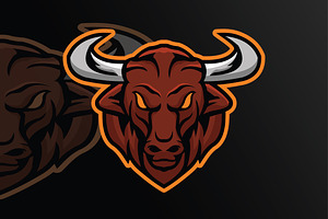 Bull Head Logo Design