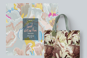 44 Floral Abstraction Vector Set