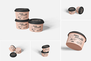 Food Container Mockup PSD Packaging, an Advertising Mockup by Indah