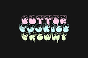 Cookice Cute Food Dripping Delicious, a Handwritten Font by Maulana Creative (Thumbnail 1 of 6)