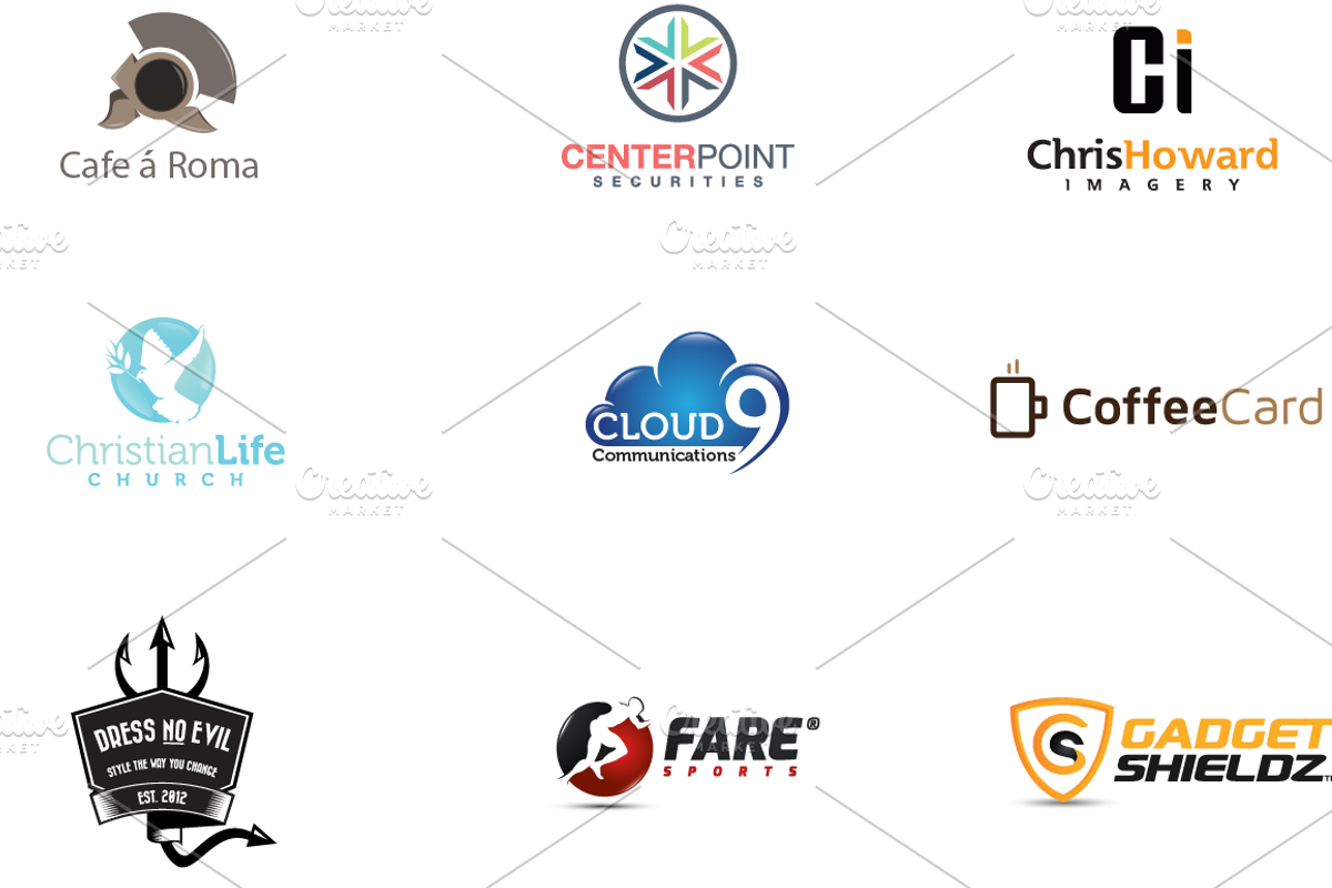 30 Logos Bundle, a Branding & Logo Template by Creatiph Market (Photo 3 of 4)