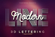 SALE 9 Creative 3D Lettering Sets, a Graphic by TVartworks (Thumbnail 7 of 60)