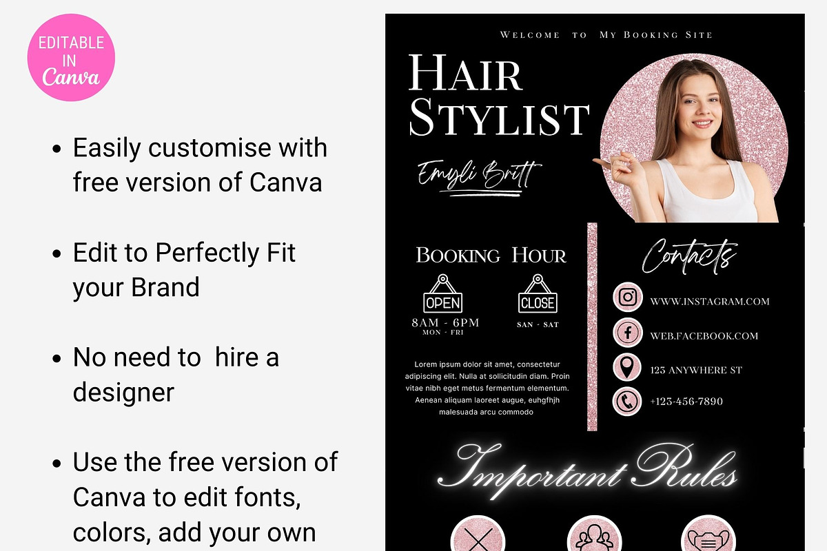Acuity Scheduling Template, a Websites & App Template by TimCanvaTemplate (Photo 2 of 5)