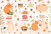 Сute rats - graphic clipart, an Illustration by LaVika (Thumbnail 4 of 13)