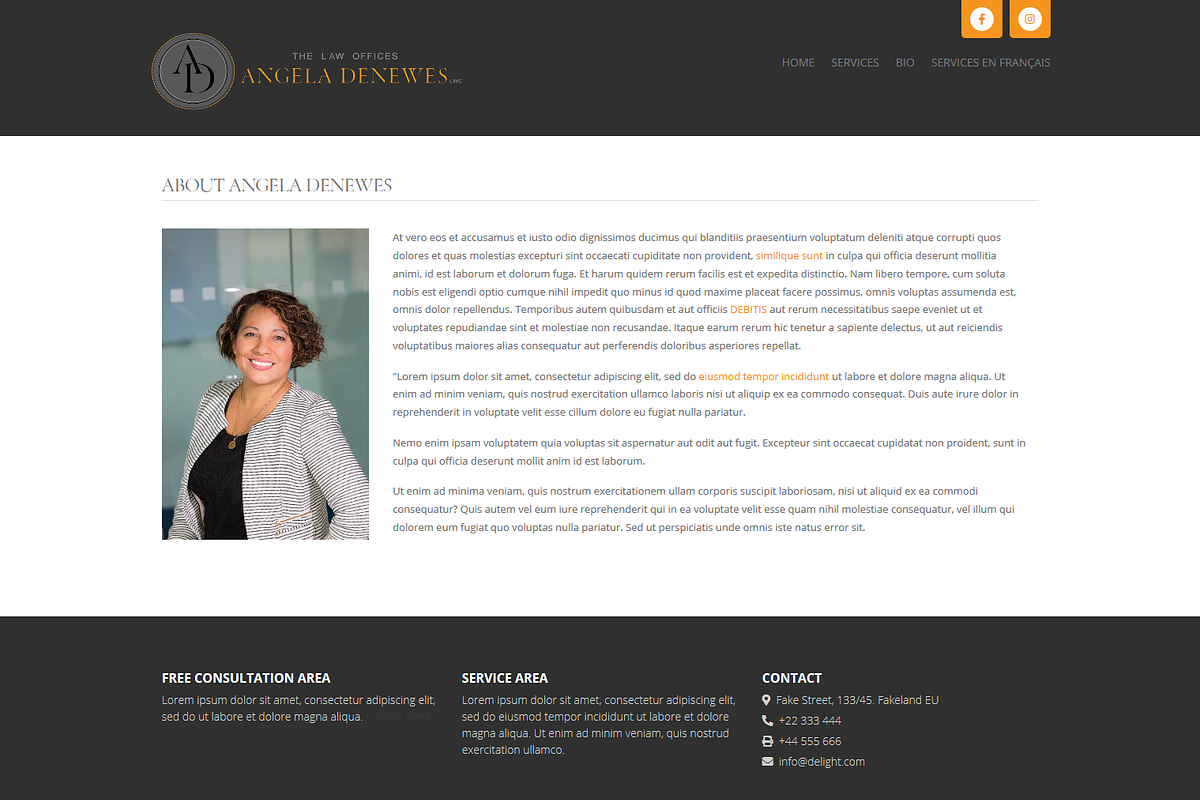 Law Offices - Simple HTML Template, a HTML Template by inSTUDIO43 (Photo 3 of 5)