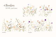 Delicate Watercolor Wildflowers, a Decorative Illustration by Altea Design Studio (Thumbnail 12 of 12)