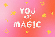 Ruffy - Textured Bold Playful Font, a Sans Serif Font by Kartika Prints (Thumbnail 13 of 13)