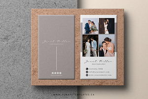 Photo Business Card Template BC021