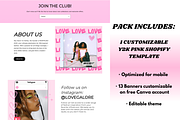 Y2K PINK Shopify Theme Y2K AESTHETIC, a Shopify Template by PLANETSEL (Thumbnail 4 of 5)