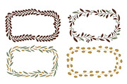Leaves frames and elements, an Object Graphic by Woters little shop (Thumbnail 2 of 7)