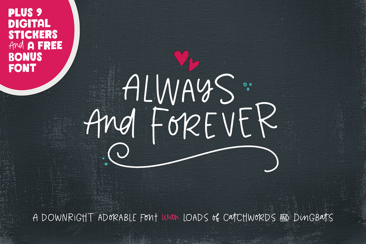Always & Forever Type + Dingbats