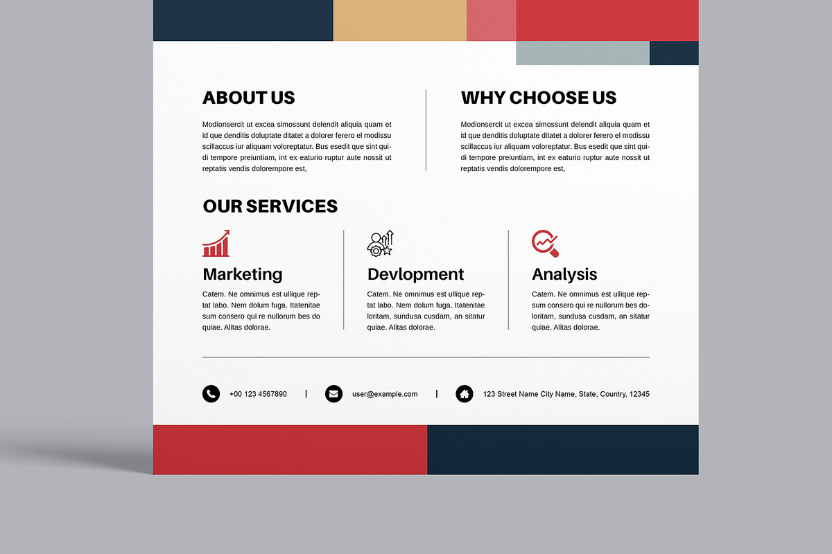 Corporate Flyer Design Layout, a Flyer Template by MightyDesign (Photo 5 of 8)