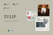 Tulip | Instagram Social Media Kit, a Social Media Template by Skolastika Phoebe (Thumbnail 1 of 7)