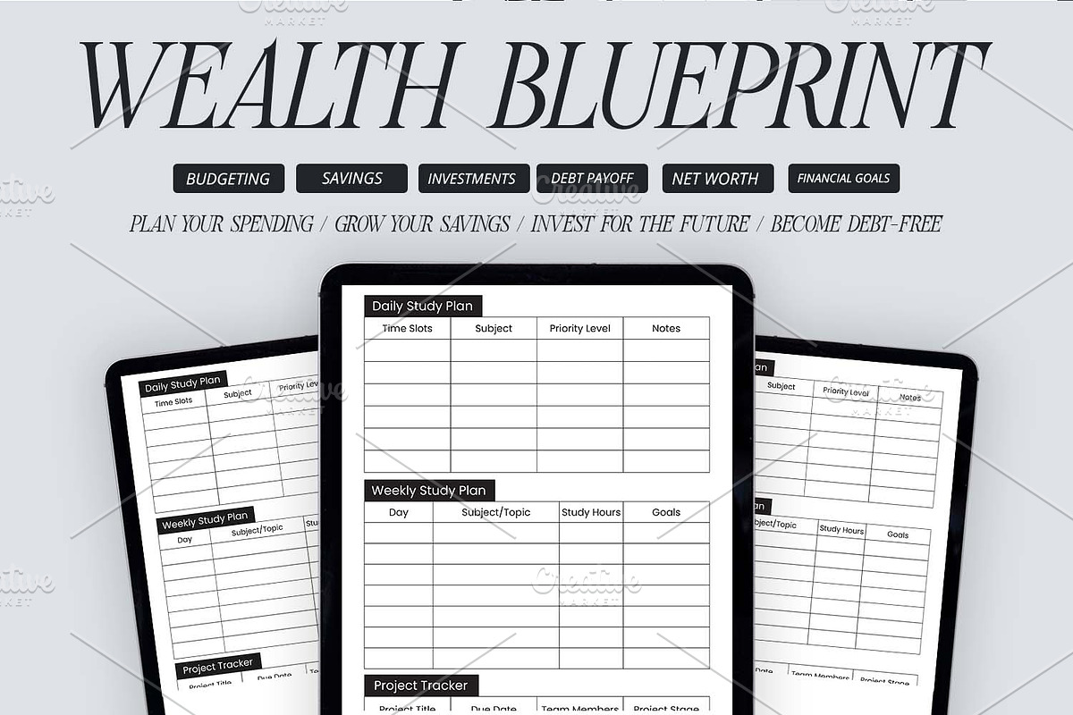 College Semester Planner Template preview 4