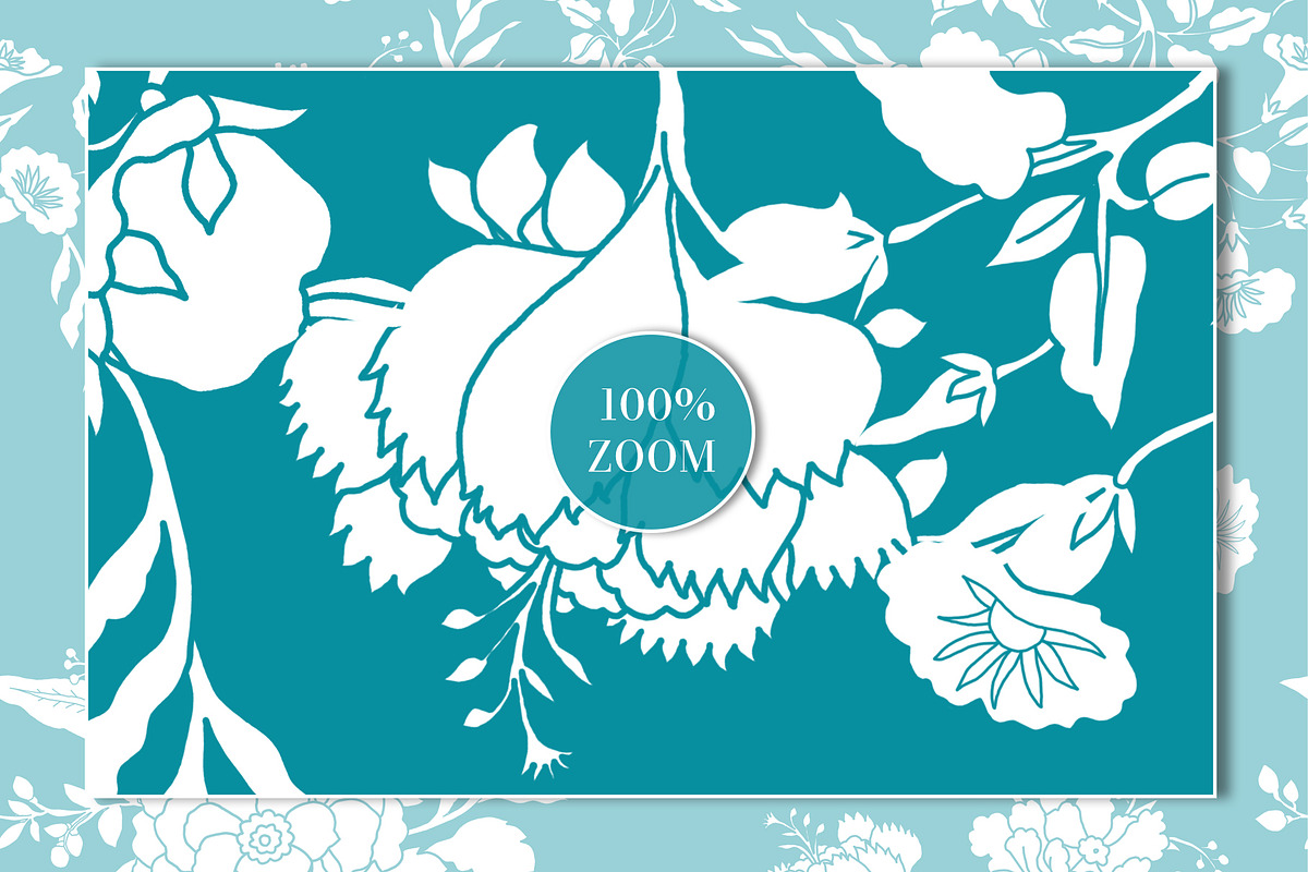 Floral Play Prints & Patterns, a Pattern Graphic by GND ART STUDIO (Photo 8 of 8)