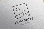 Modern minimalist beach wave logo, a Branding & Logo Template by Medianeka (Thumbnail 1 of 3)