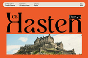 CS Hasten Drawn, a Serif Font by Craft Supply Co. (Thumbnail 1 of 8)