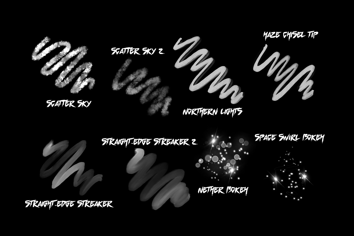 Astro 46 | Procreate Brush Kit, a Brush Add-On by Rachel McBride Creative (Photo 3 of 14)
