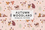 Autumn Woodland Pattern Design, a Pattern Graphic by Lady Bruniere Design (Thumbnail 3 of 15)
