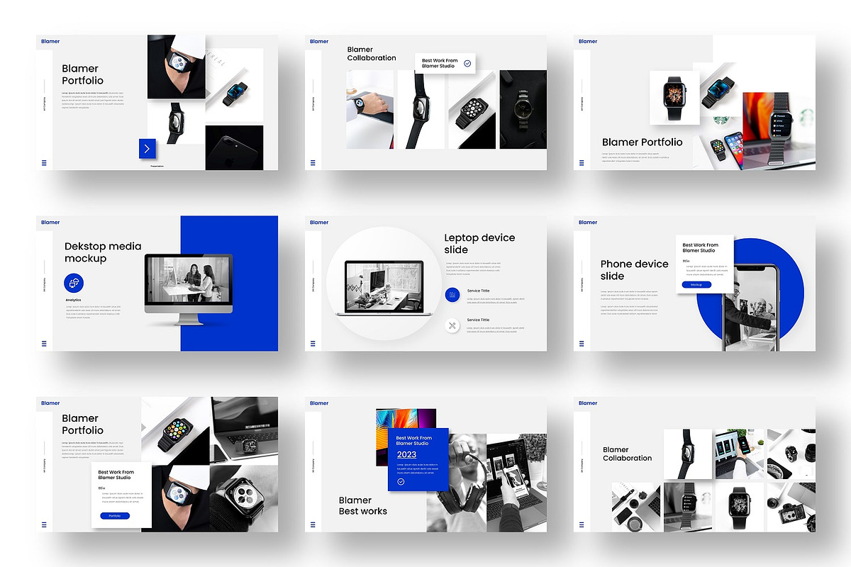 Blamer - Business Google Slide, a Presentation Template by Dens Creative Studio (Photo 4 of 6)
