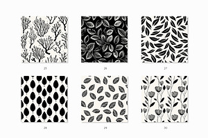 Spring Seamless Patterns Set